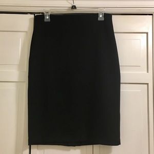Sz 6 Black Pencil Skirt by Premise Studio
